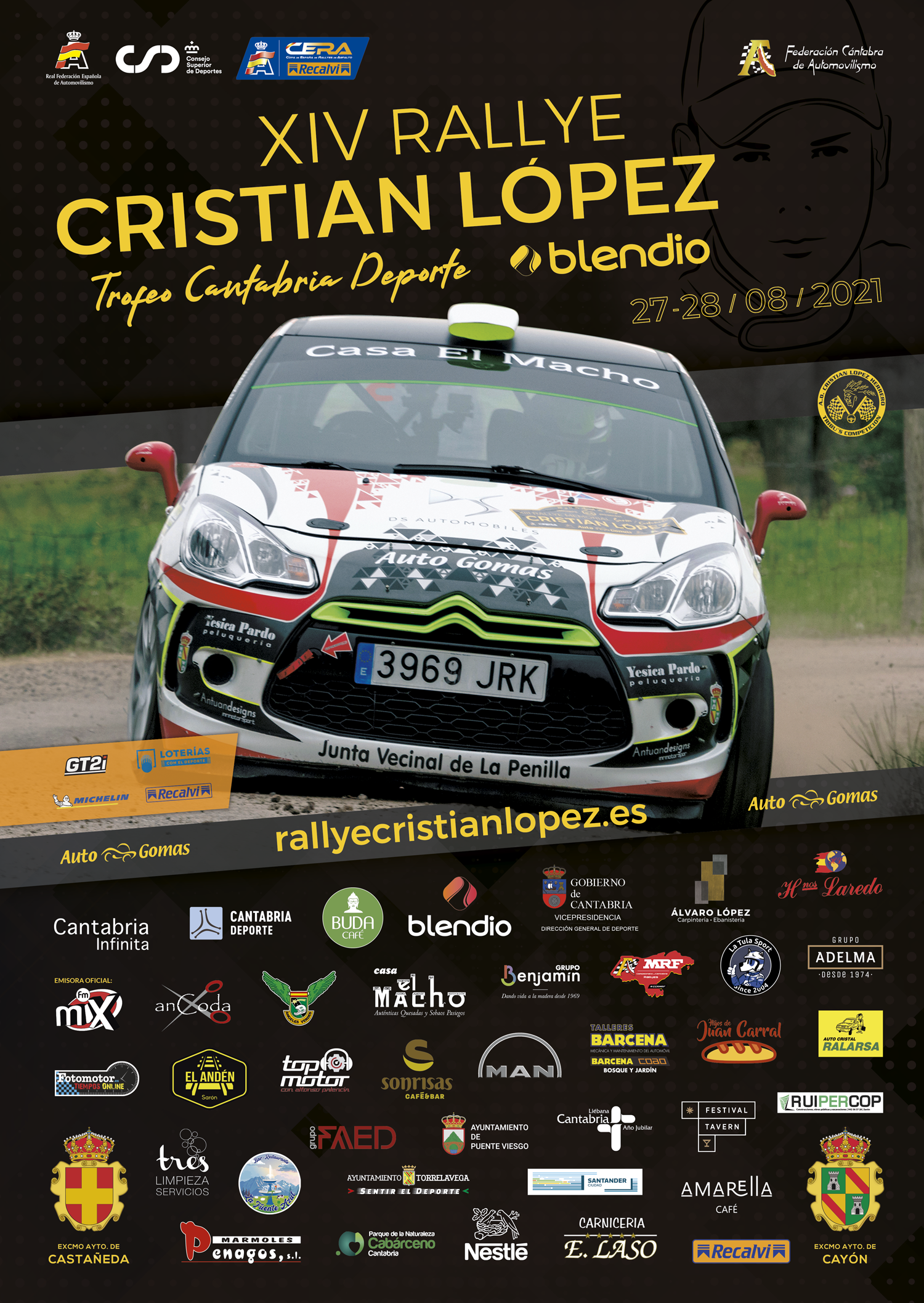 Tercera prueba del campeonato de Cantabria de Rallyes MRF Tyres.