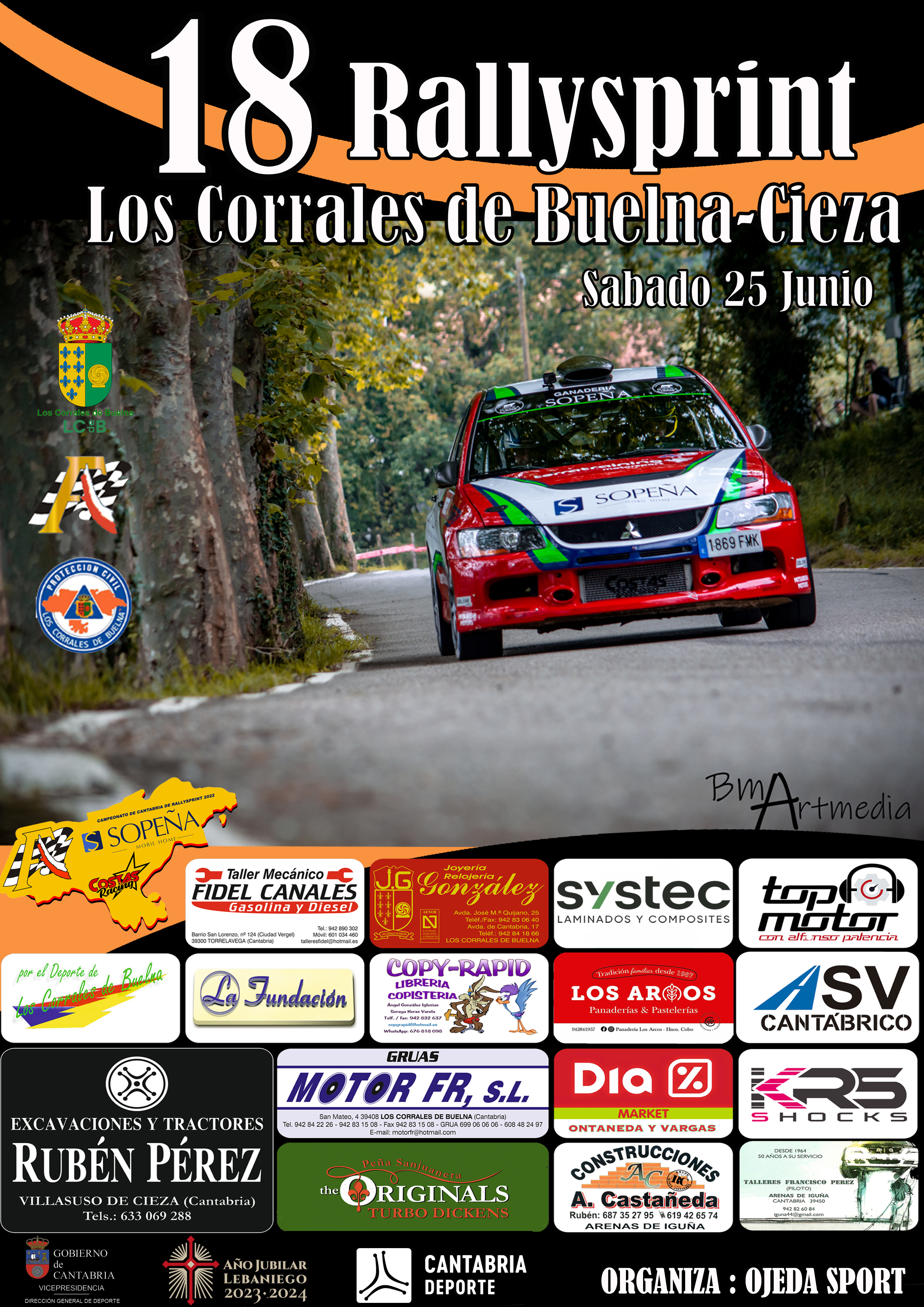 Tercera prueba puntuable del campeonato de Cantabria de Rallysprint SOPEÑA-COSTAS RACING