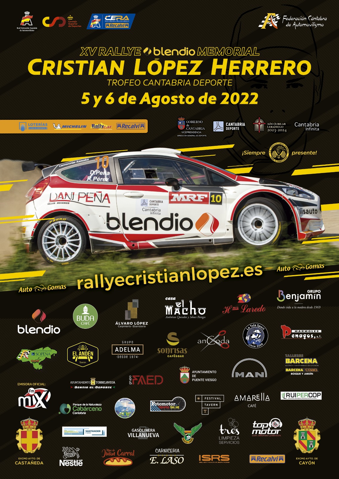 XV Rallye Blendio Cristián López Herrero – Trofeo Cantabria Deporte