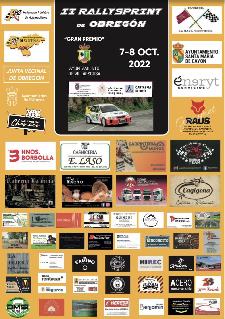 Sexta prueba del campeonato de Cantabria de Rallysprint SOPEÑA -COSTAS RACING