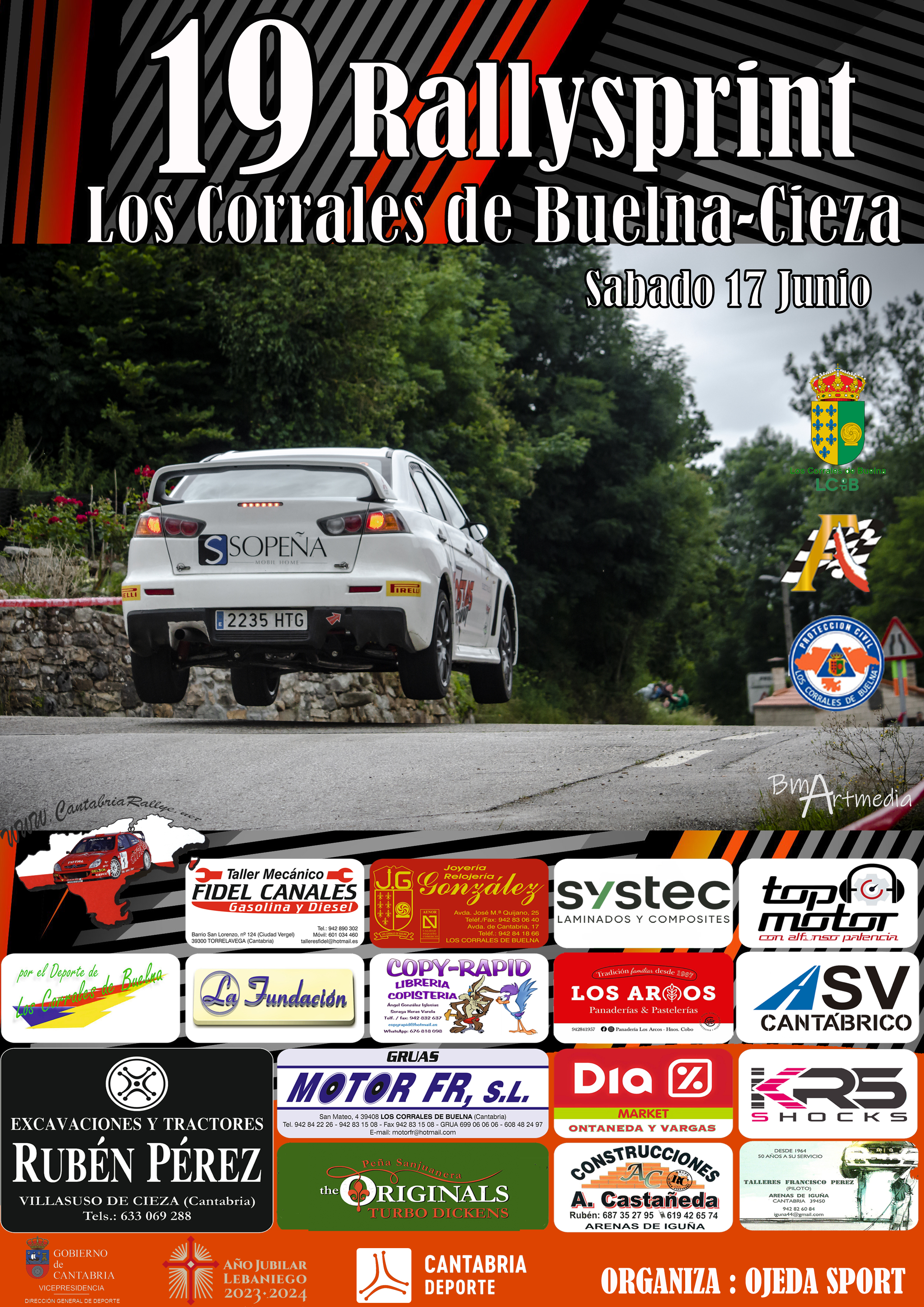 Segunda prueba del campeonato de Cantabria de Rallysprint .