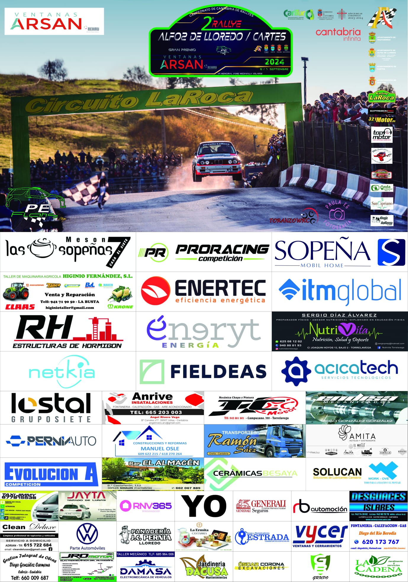 Cuarta prueba del campeonato de Cantabria de Rallyes 