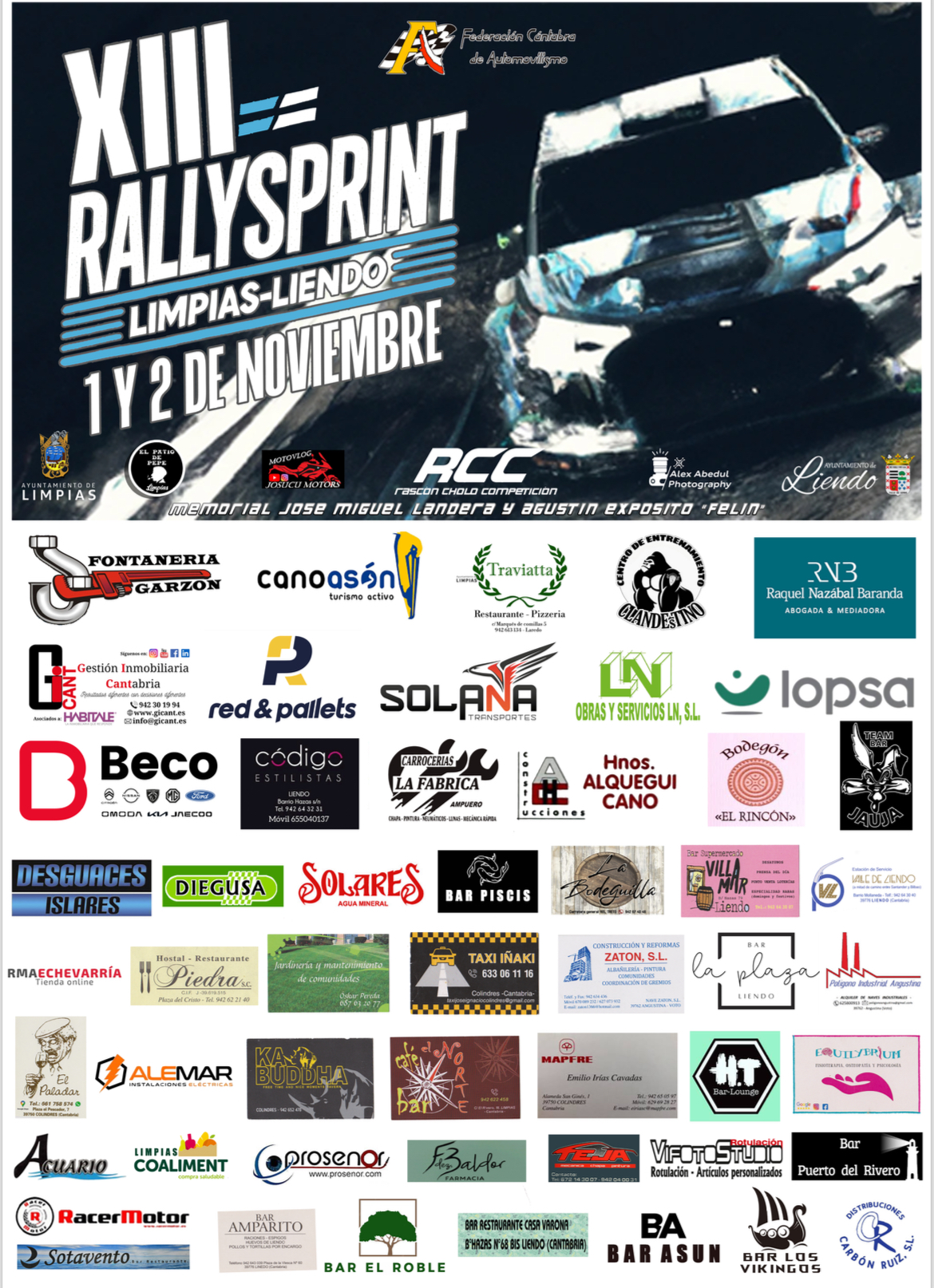 Sexta prueba del campeonato de Cantabria de Rallysprint 