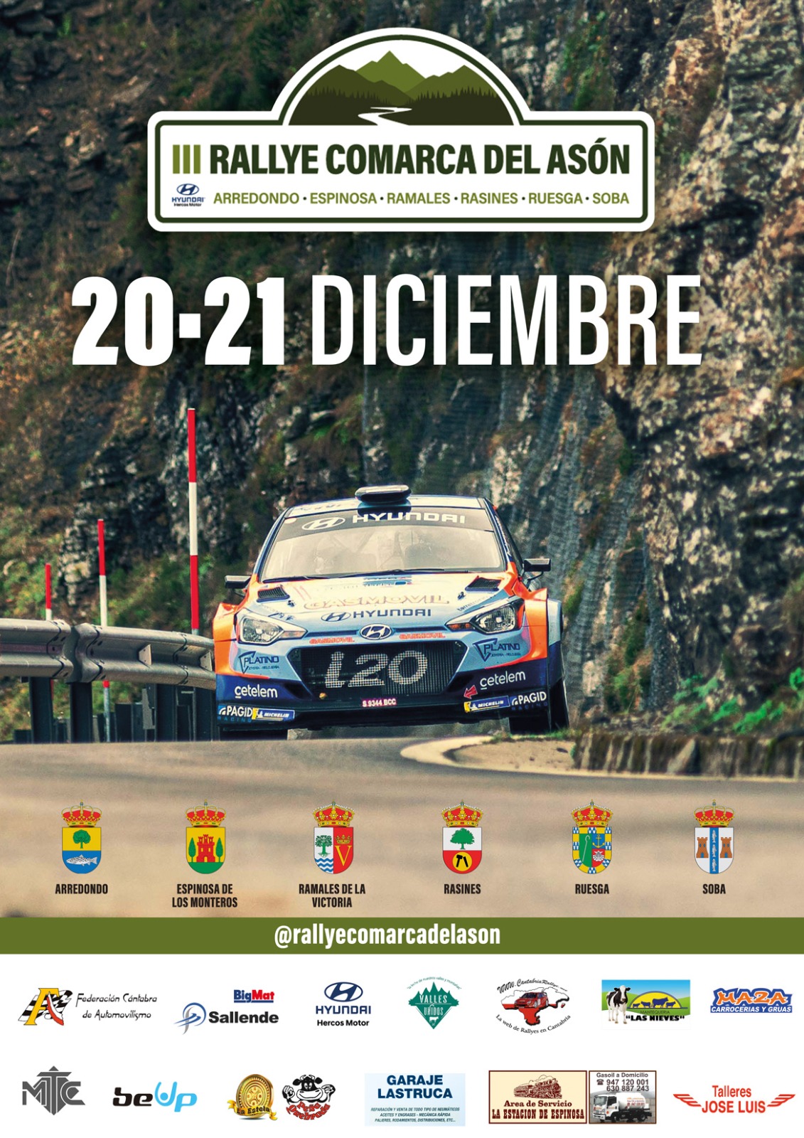 Septima prueba del Campeonato de Cantabria de Rallyes 