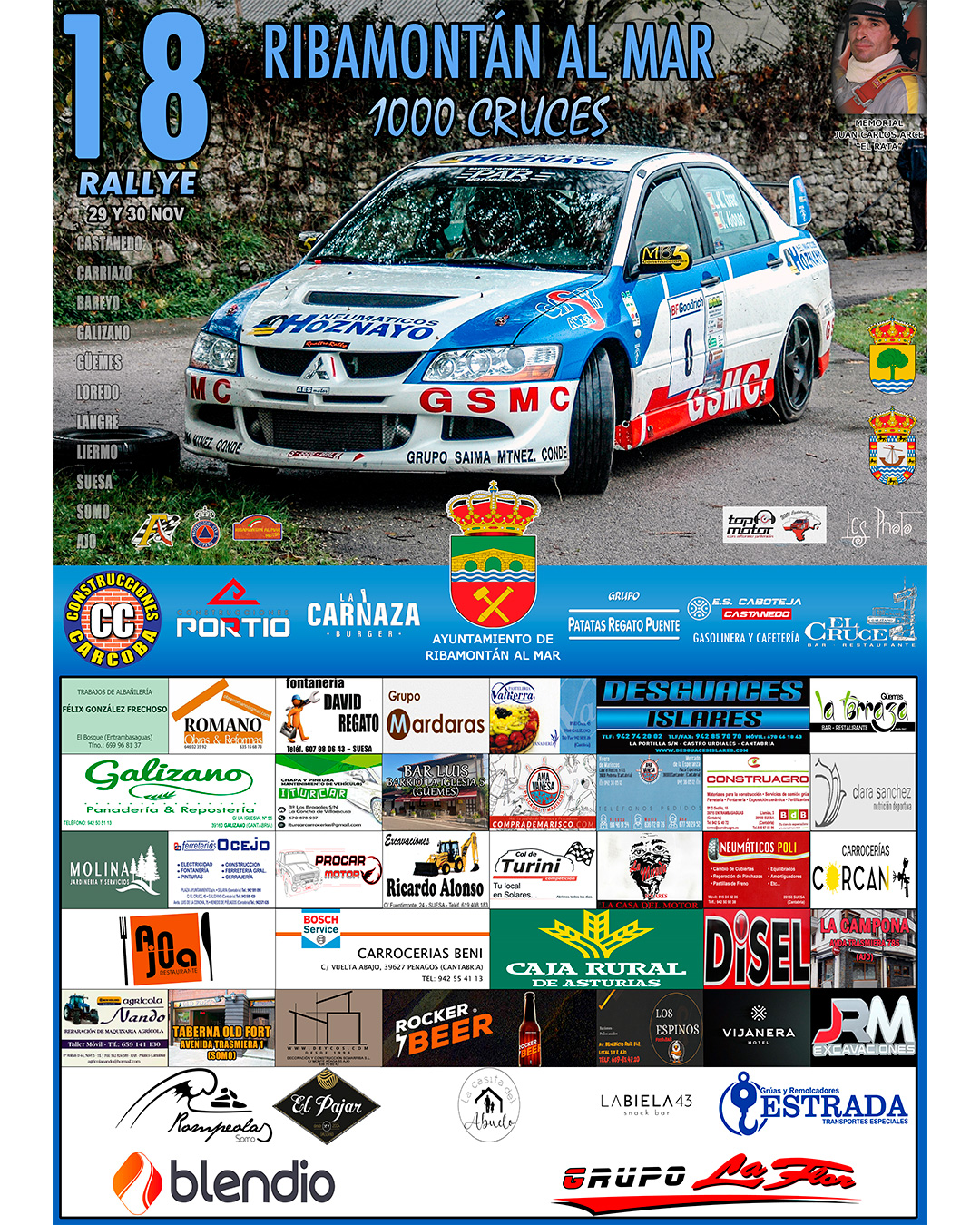 Sexta prueba del campeonato de Cantabria de Rallyes 