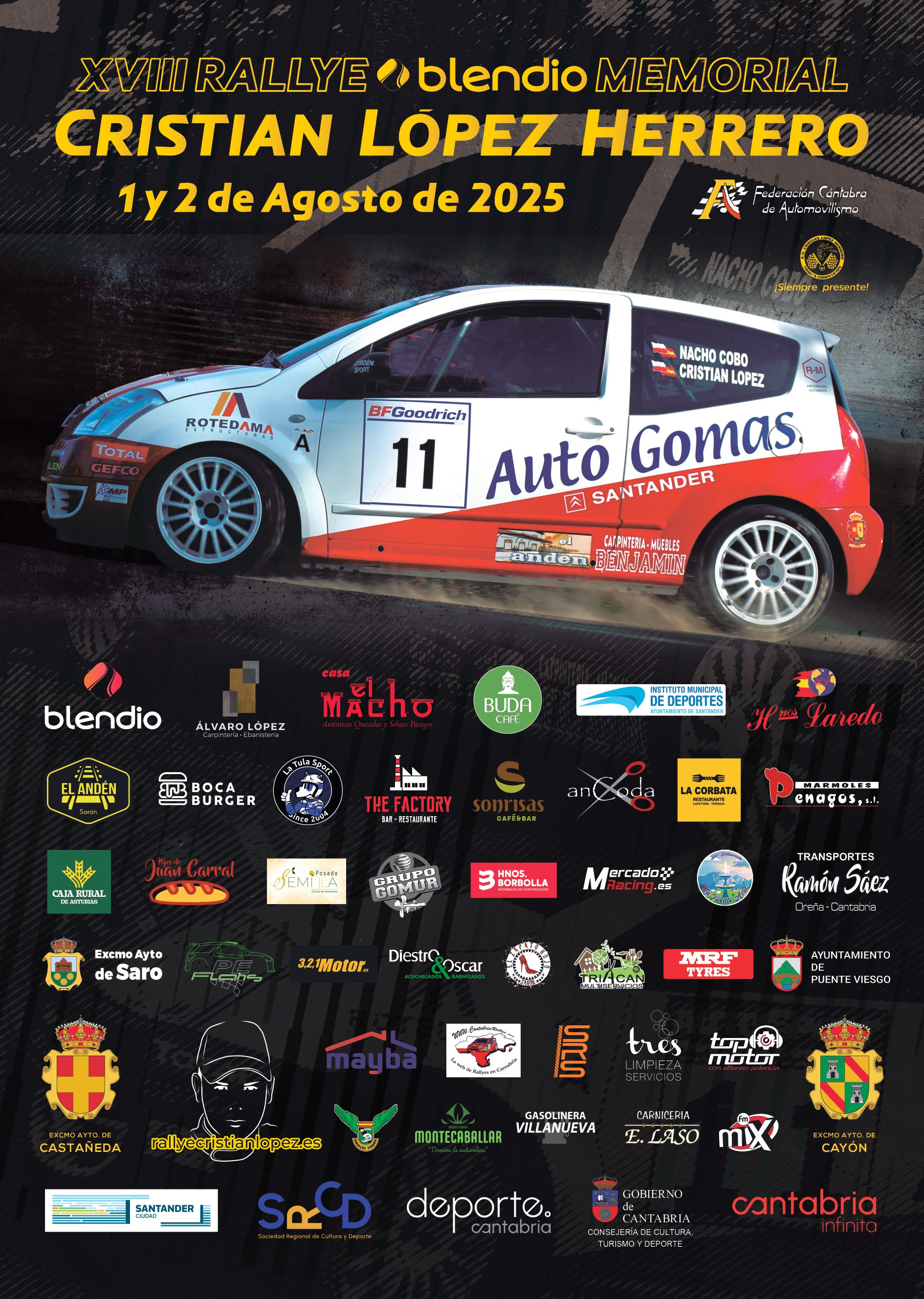 Tercera prueba puntuable del Campeonato de Cantabria de Rallyes