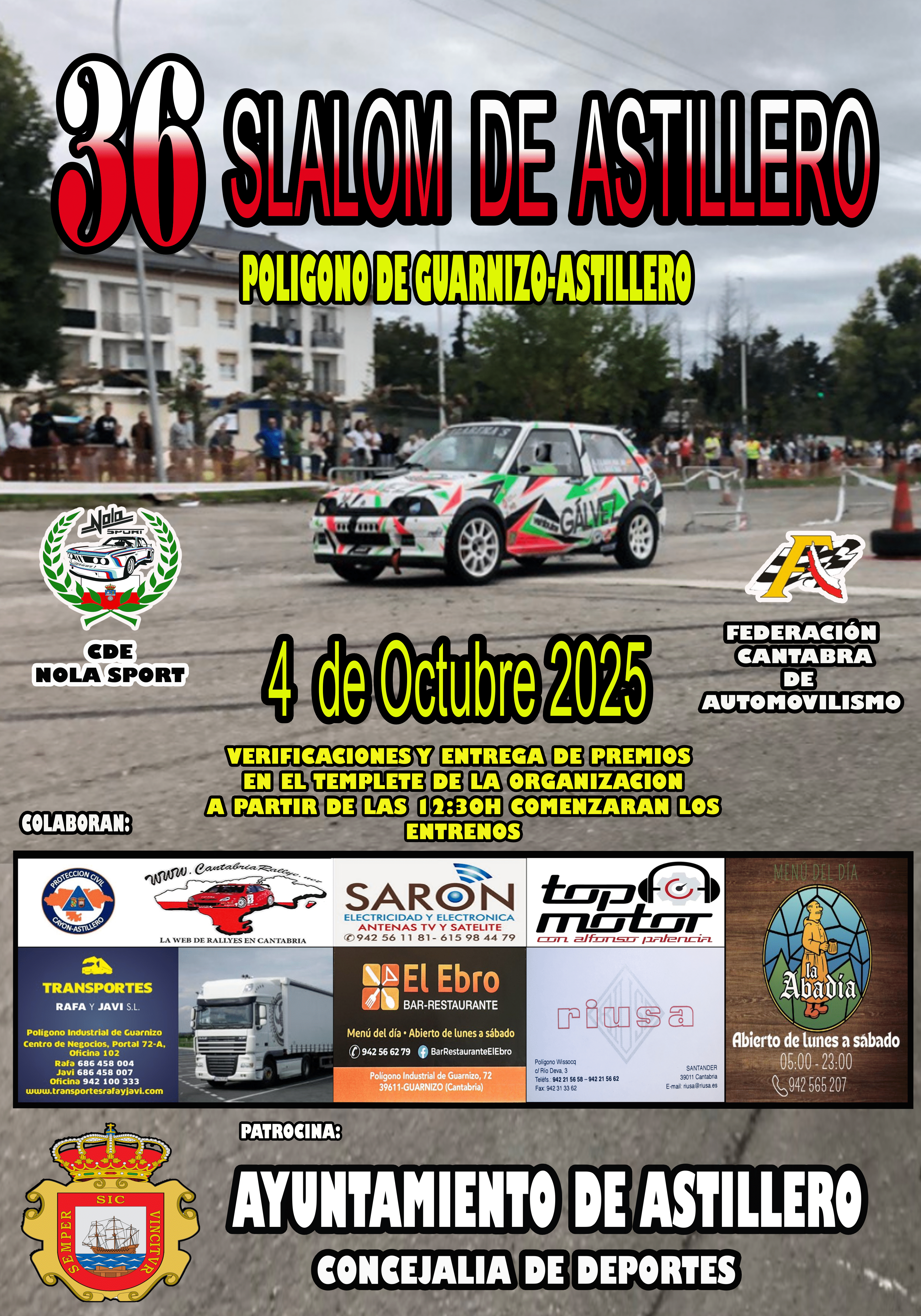 Sexta Prueba del Campeonato de Cantabria de Slalom